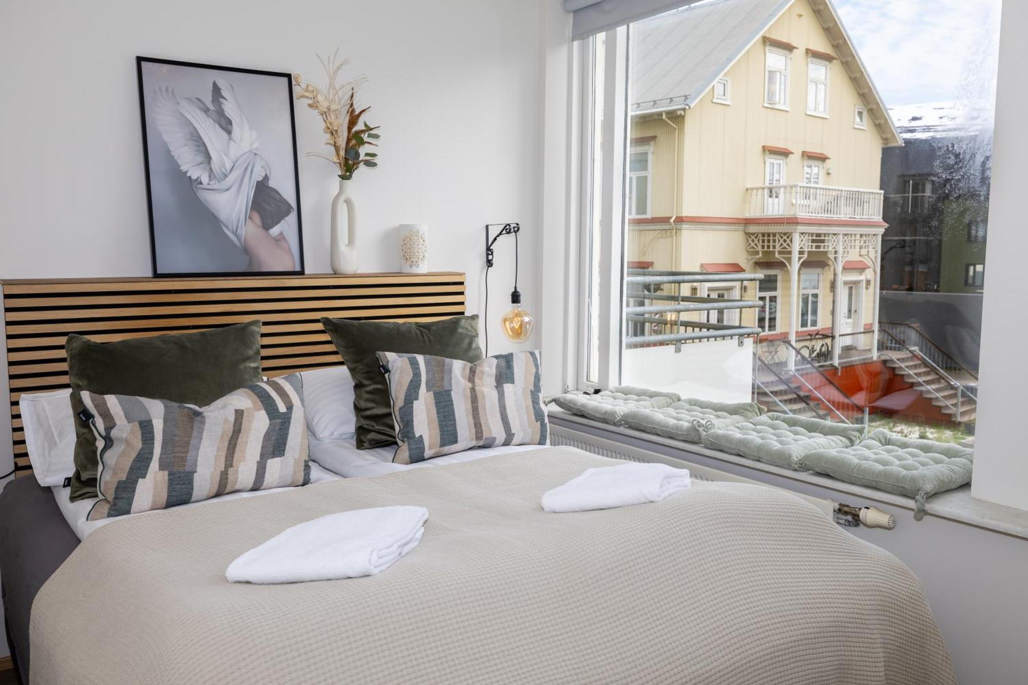 Charming Deluxe Apartment Акурейрі Номер фото